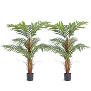 Artificial Palm Tree, 1219mm Tall Faux Plant, Secure PE Material & Anti-Tip Tilt Protection Low-Maintenance V952-RZRDZW4FT2BLDY2FIV0