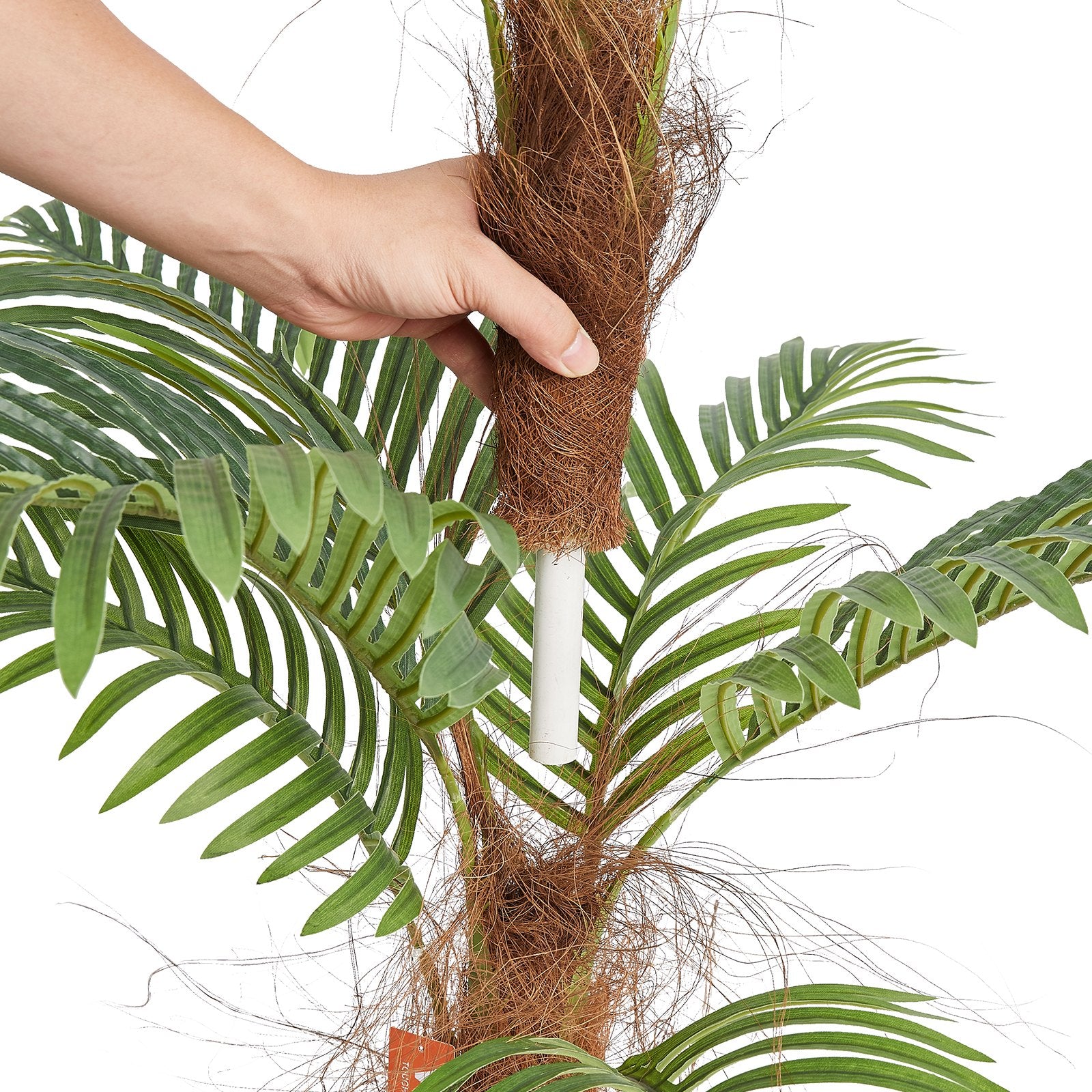 Artificial Palm Tree, 1219mm Tall Faux Plant, Secure PE Material & Anti-Tip Tilt Protection Low-Maintenance V952-RZRDZW4FT2BLDY2FIV0