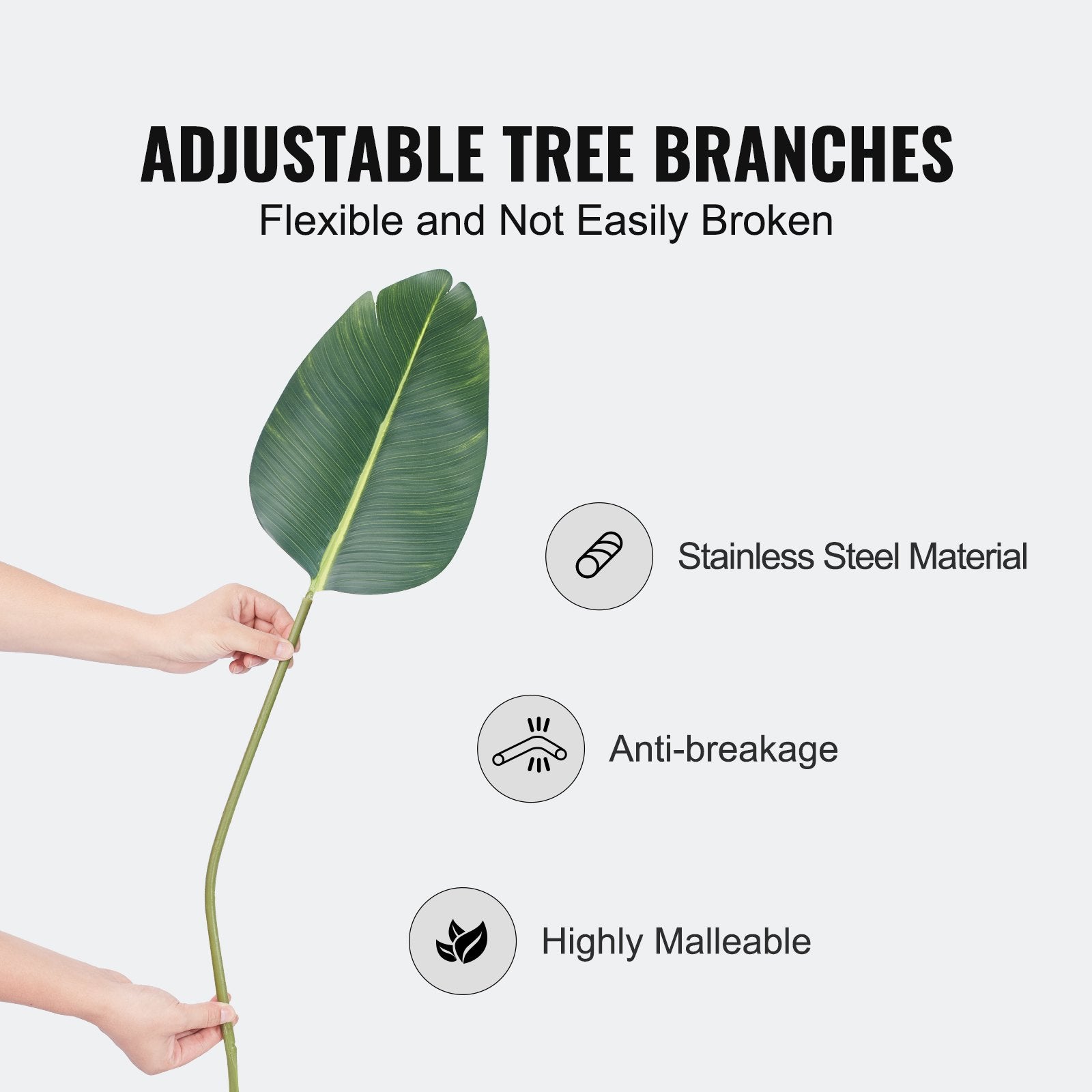 Artificial Birds Of Paradise Tree, 1.5m Tall Faux Plant, PE Material & Anti-Tip Tilt Protection V952-RZRDZW5FT1TT14RVAV0