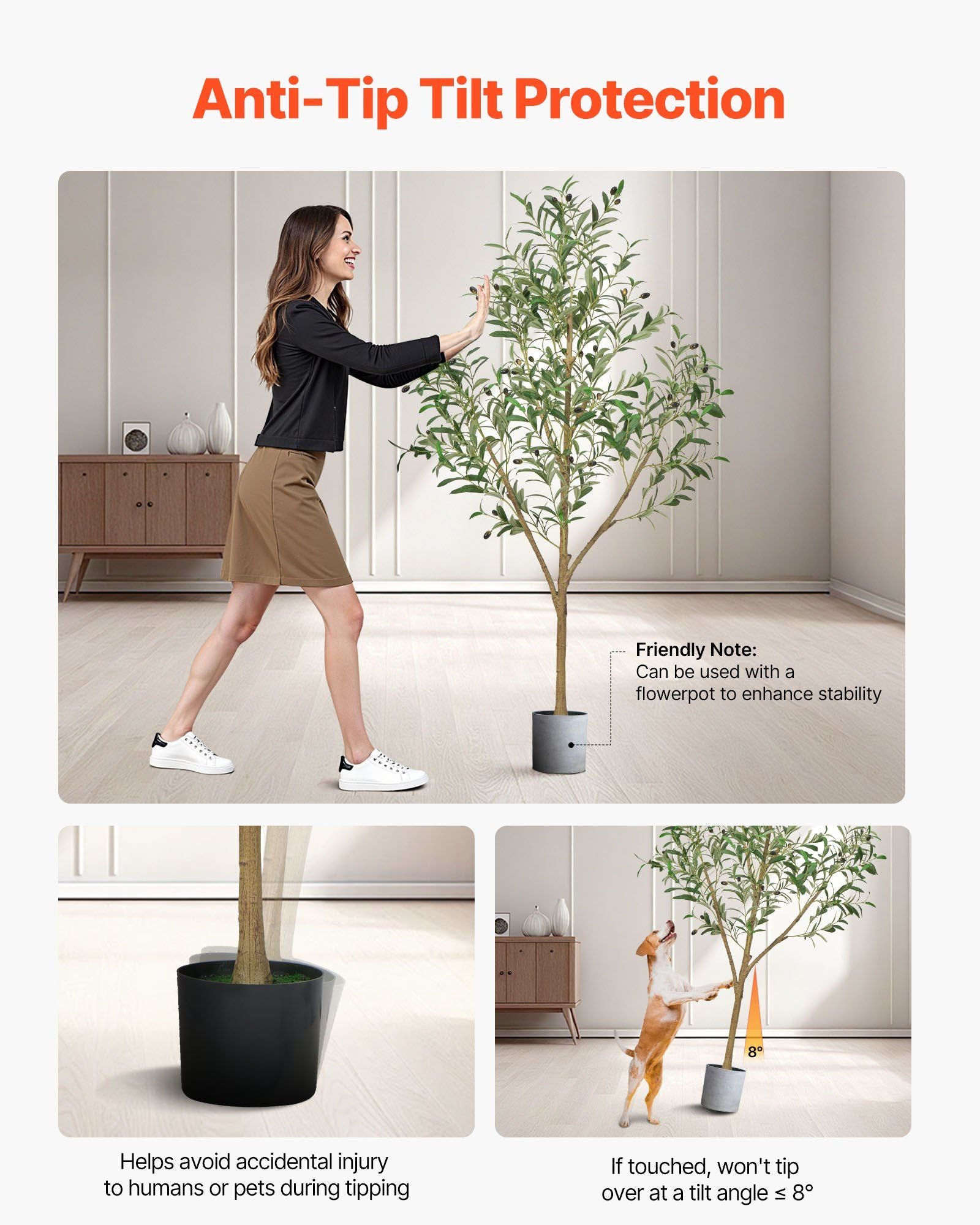 150cm Artificial Olive Tree with Black Pot, Tall Fake Tree with Natural Wood Trunk & Realistic Green Leaves V952-RZS5FTGLSSLX6A0M6001V0