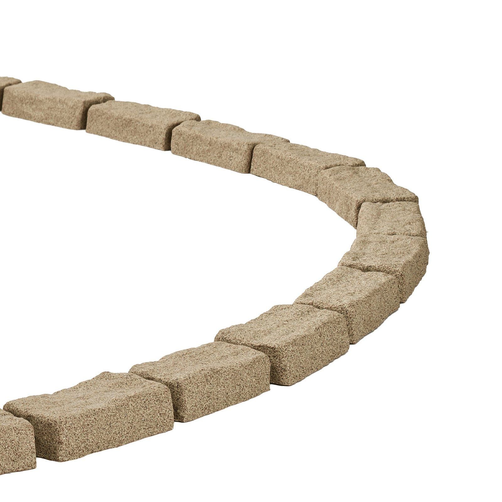 Fake Stone Landscape Edging 1180 x 95 x 57 mm Lawn Edging Fade-Resistant Beige V952-RZSPZXCCMH00QCRMMV0