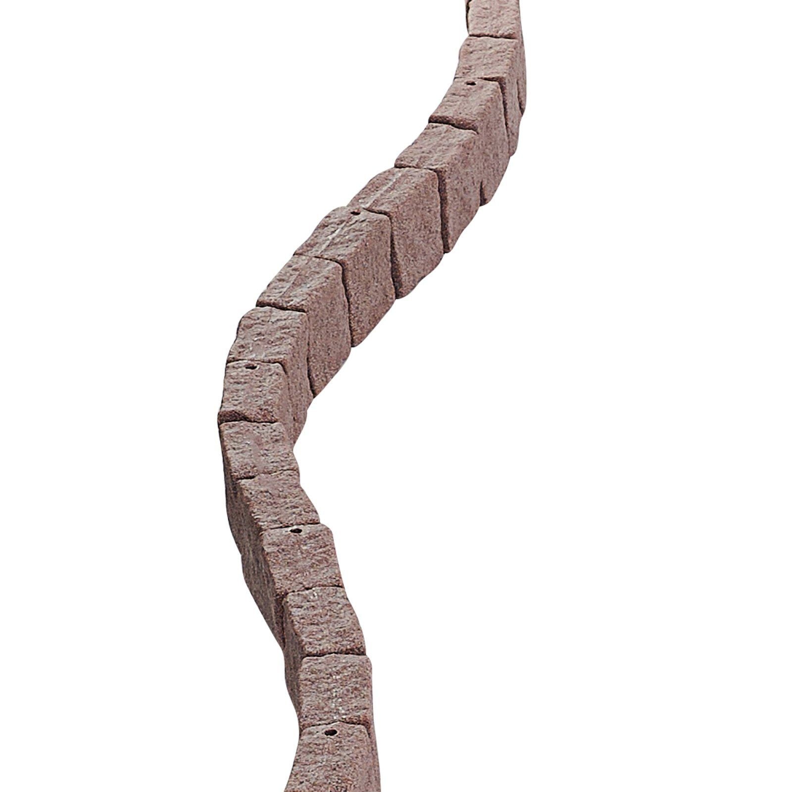 Fake Stone Landscape Edging1190 x 100 x 155mm Lawn Edging Fade-Resistant Brown V952-RZSPZZCCZS0081JN2V0