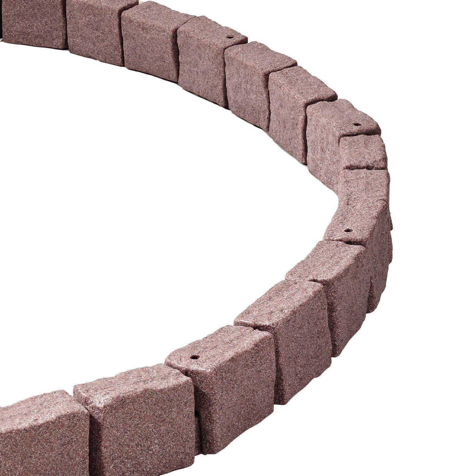 Fake Stone Landscape Edging1190 x 100 x 155mm Lawn Edging Fade-Resistant Brown V952-RZSPZZCCZS0081JN2V0
