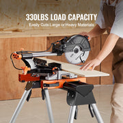 Miter Saw Stand 330lbs Load Capacity Steel 29.1"-32.9" Adjustable Height V952-RZXXQJZJGZ36VWN2FV0