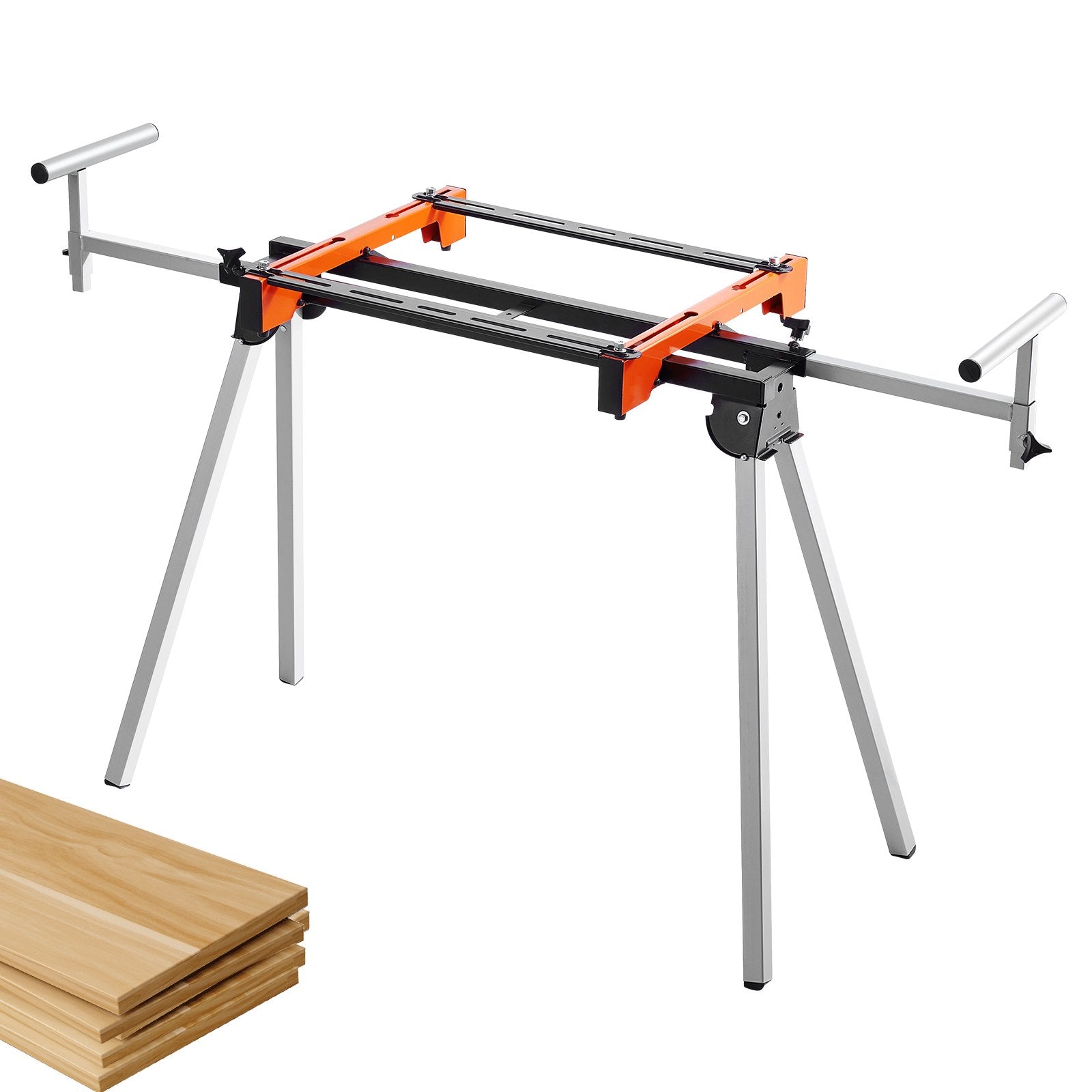 Miter Saw Stand 300lbs Load Capacity Steel Collapsible Stand for Miter Saw V952-RZXXQJZJGZ782C9FHV0