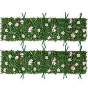 Artificial Luxury Flower Wall Backdrop, 2 PCS, Each Panel 61 x 243.8 cm, Gorgeous 3D Silk Floral Backdrop Pet V952-RZZWQPJSPJS3F1M0A001V0