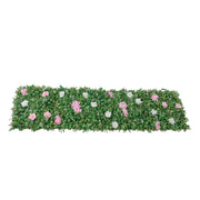 Artificial Luxury Flower Wall Backdrop, 2 PCS, Each Panel 61 x 243.8 cm, Gorgeous 3D Silk Floral Backdrop Pet V952-RZZWQPJSPJS3F1M0A001V0