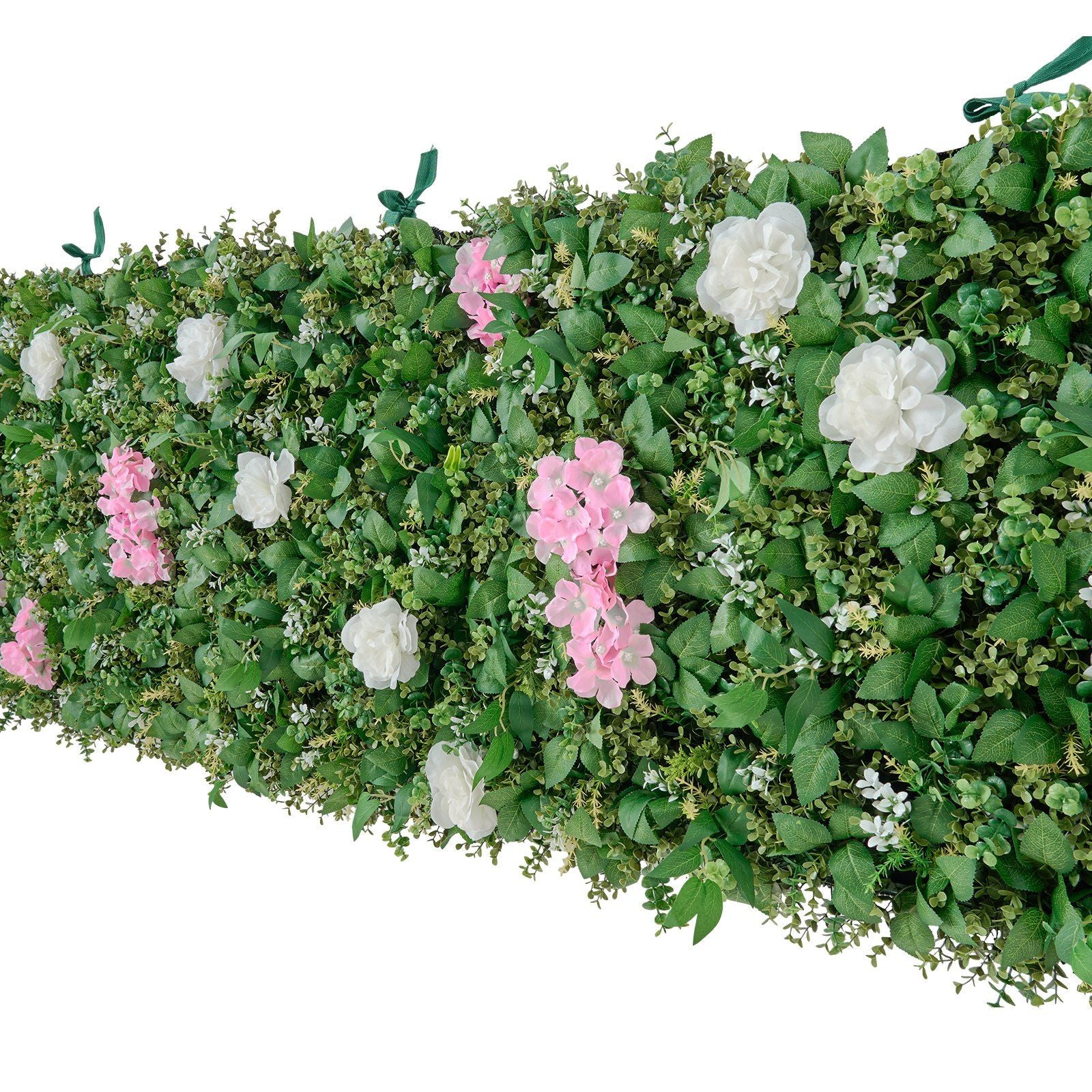 Artificial Luxury Flower Wall Backdrop, 2 PCS, Each Panel 61 x 243.8 cm, Gorgeous 3D Silk Floral Backdrop Pet V952-RZZWQPJSPJS3F1M0A001V0