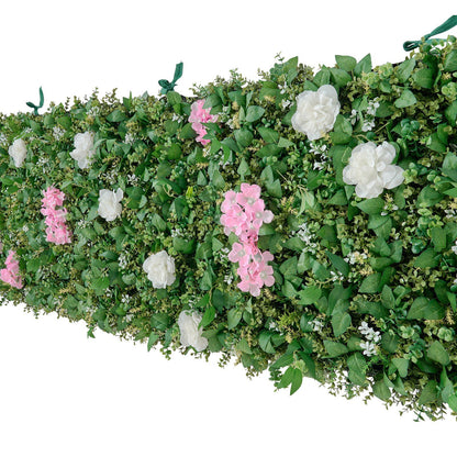 Artificial Luxury Flower Wall Backdrop, 2 PCS, Each Panel 61 x 243.8 cm, Gorgeous 3D Silk Floral Backdrop Pet V952-RZZWQPJSPJS3F1M0A001V0
