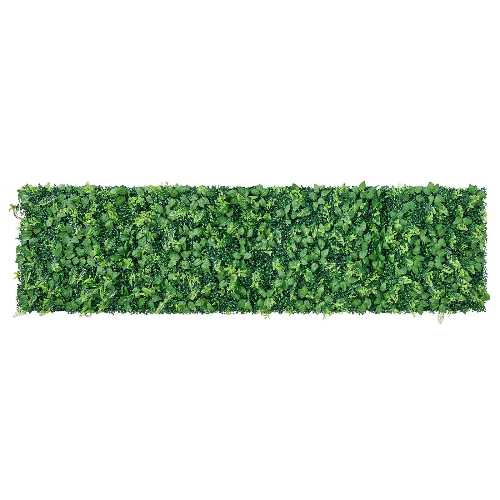 Artificial Plant Wall, 4 PCS 61 x 243.8 cm Artificial Boxwood Panels, Sun Protection Greenery Backdrop V952-RZZWQPJSPJS3I04L4001V0