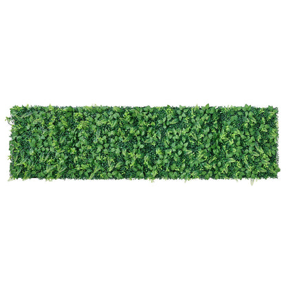 Artificial Plant Wall, 4 PCS 61 x 243.8 cm Artificial Boxwood Panels, Sun Protection Greenery Backdrop V952-RZZWQPJSPJS3I04L4001V0