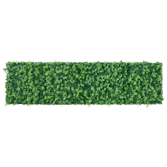 Artificial Plant Wall, 4 PCS 61 x 243.8 cm Artificial Boxwood Panels, Sun Protection Greenery Backdrop V952-RZZWQPJSPJS3I04L4001V0