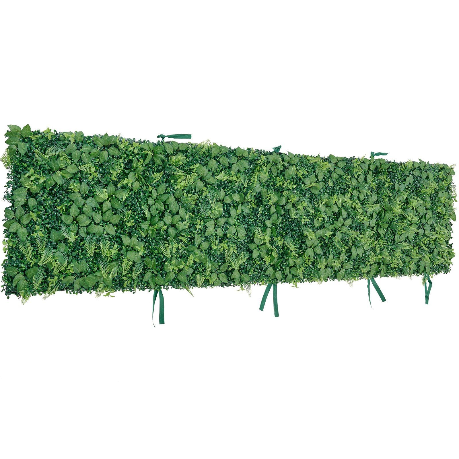 Artificial Plant Wall, 4 PCS 61 x 243.8 cm Artificial Boxwood Panels, Sun Protection Greenery Backdrop V952-RZZWQPJSPJS3I04L4001V0