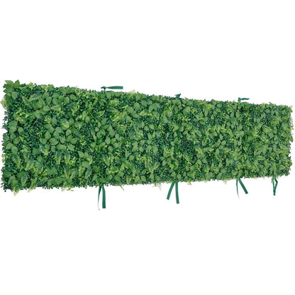 Artificial Plant Wall, 4 PCS 61 x 243.8 cm Artificial Boxwood Panels, Sun Protection Greenery Backdrop V952-RZZWQPJSPJS3I04L4001V0