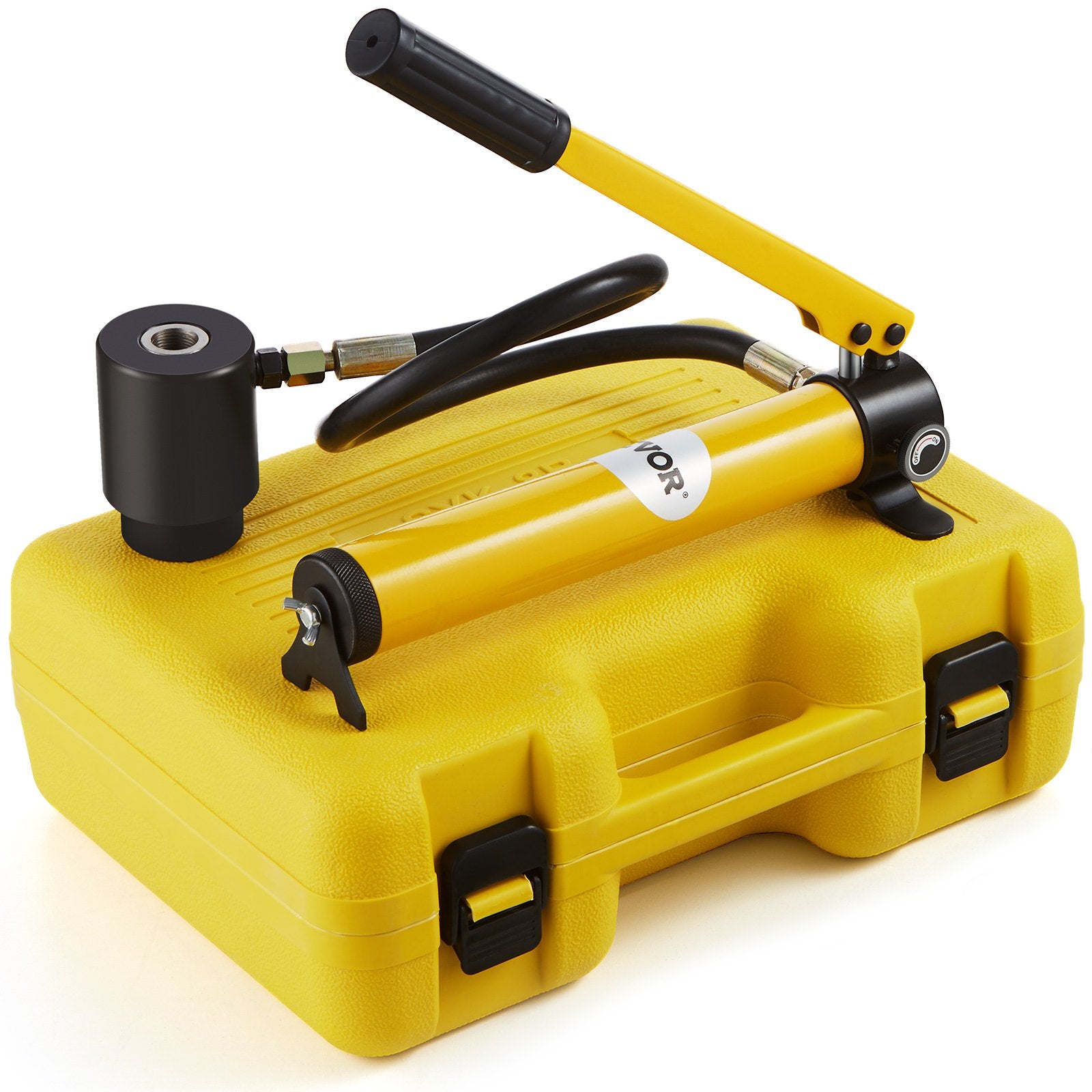 10 Ton Hydraulic Knockout Punch Kit, 1/2" to 2" Conduit Hole Cutter Set, KO Tool Kits with Puncher 6 Piece, V952-S10T240CR16MM3UYFV0