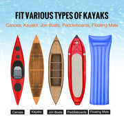 Foldable Kayak Cart Canoe Boat Carrier 250lbs Load with 10'' Solid Tires V952-S250LBS10INCHUJK2V0