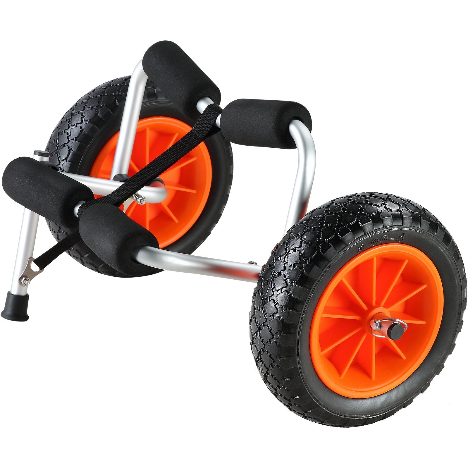 Foldable Kayak Cart Canoe Boat Carrier 250lbs Load with 10'' Solid Tires V952-S250LBS10INCHUJK2V0