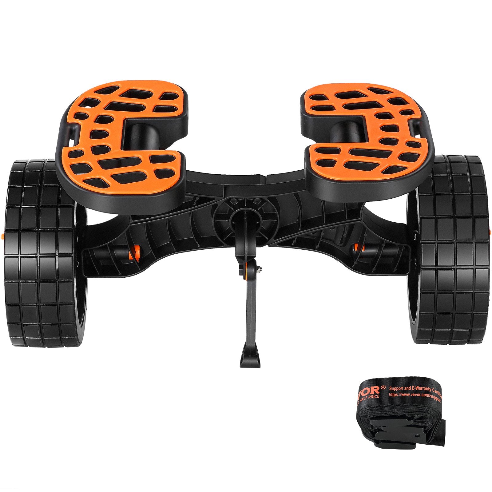 Adjustable Kayak Cart Canoe Boat Carrier 320lbs Load with 10'' Solid Tires V952-S320LBS10INCHRSSKV0