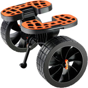 Adjustable Kayak Cart Canoe Boat Carrier 320lbs Load with 10'' Solid Tires V952-S320LBS10INCHRSSKV0