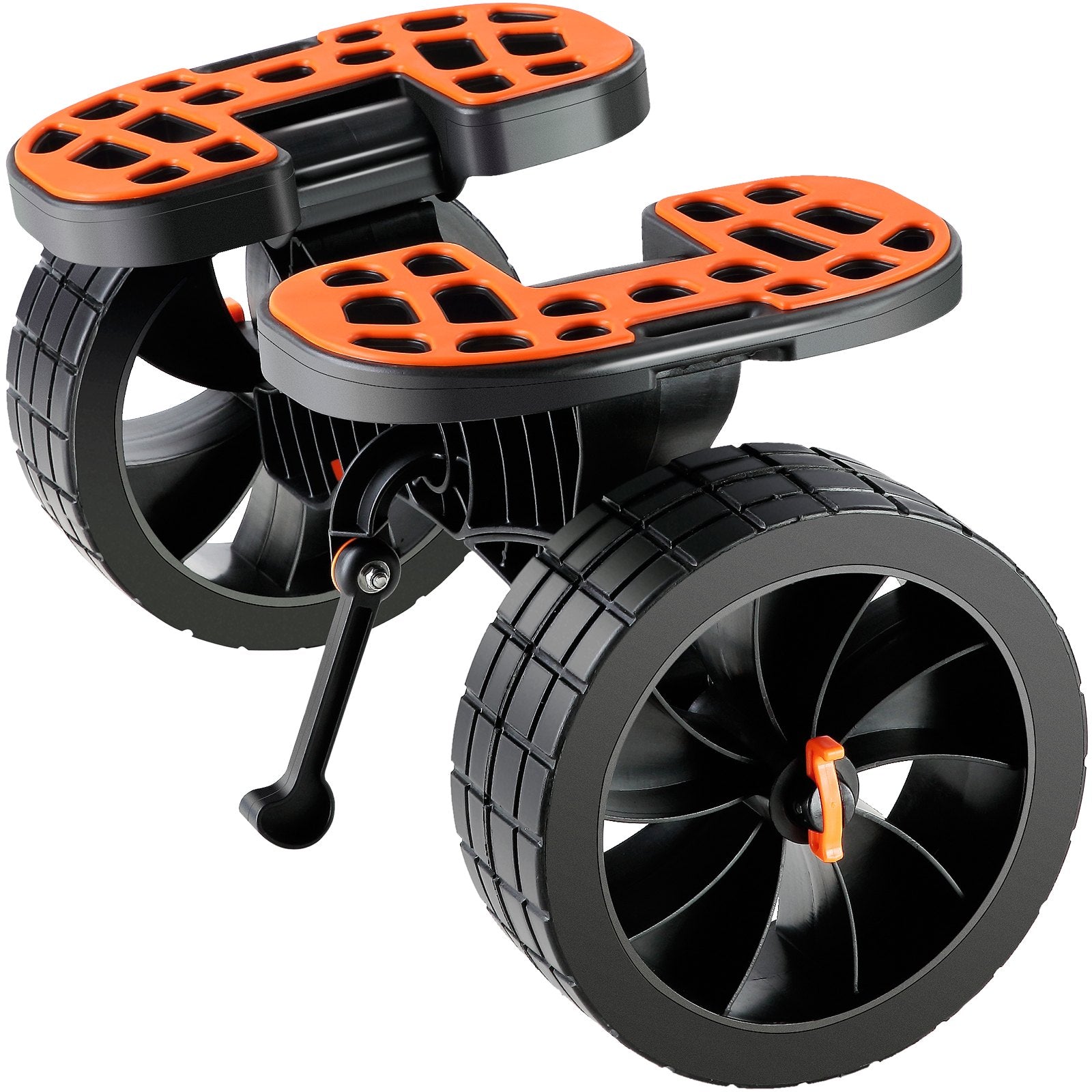 Adjustable Kayak Cart Canoe Boat Carrier 320lbs Load with 10'' Solid Tires V952-S320LBS10INCHRSSKV0