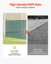 Bottom Locking Privacy Slats, Double-Wall Vertical Bottom-Locking Slats with Wings for Chain-Link Fence, V952-SBDYYSBTSBDYG4UFTV0
