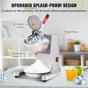 Ice Crushers Machine, 220lbs Per Hour Electric Snow Cone Maker with 4 Blades, 300W Electric Ice Crusher with V952-SBJBXS220300WSNSVV3
