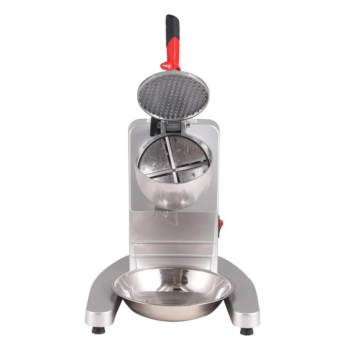 Ice Crushers Machine, 220lbs Per Hour Electric Snow Cone Maker with 4 Blades, 300W Electric Ice Crusher with V952-SBJBXS220300WSNSVV3