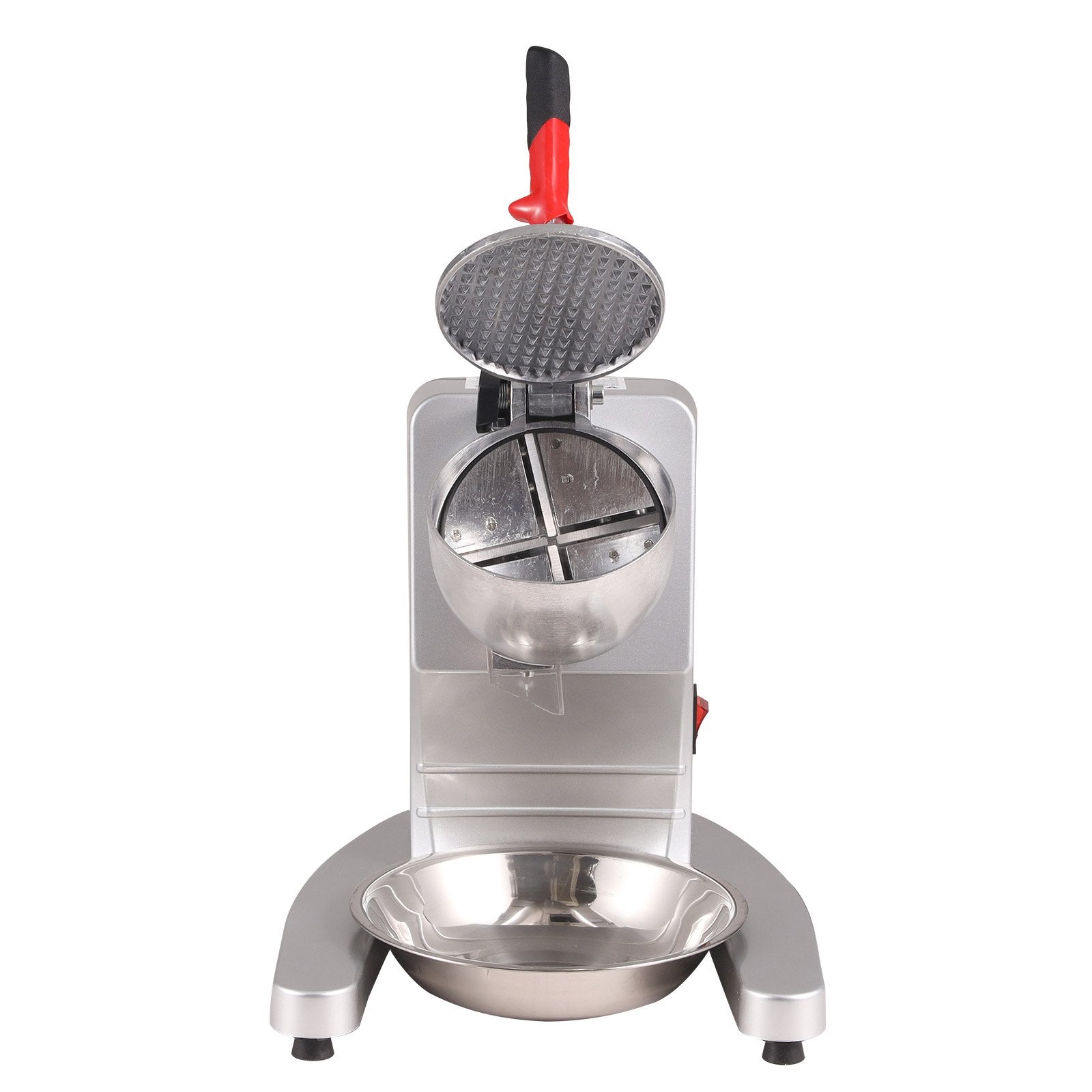 Ice Crushers Machine, 220lbs Per Hour Electric Snow Cone Maker with 4 Blades, 300W Electric Ice Crusher with V952-SBJBXS220300WSNSVV3