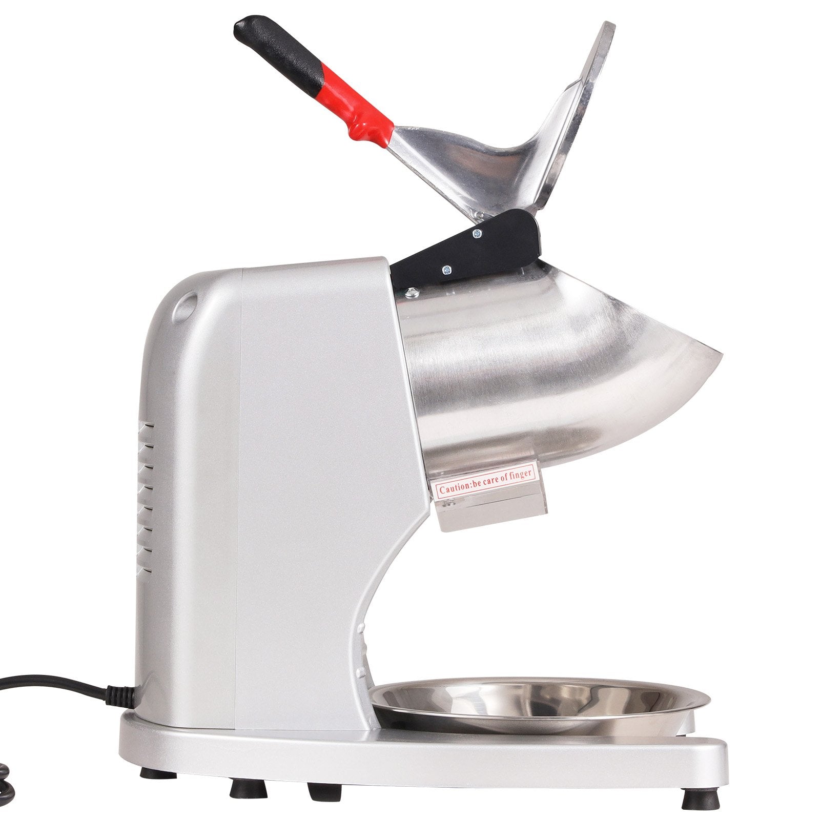 Ice Crushers Machine, 220lbs Per Hour Electric Snow Cone Maker with 4 Blades, 300W Electric Ice Crusher with V952-SBJBXS220300WSNSVV3