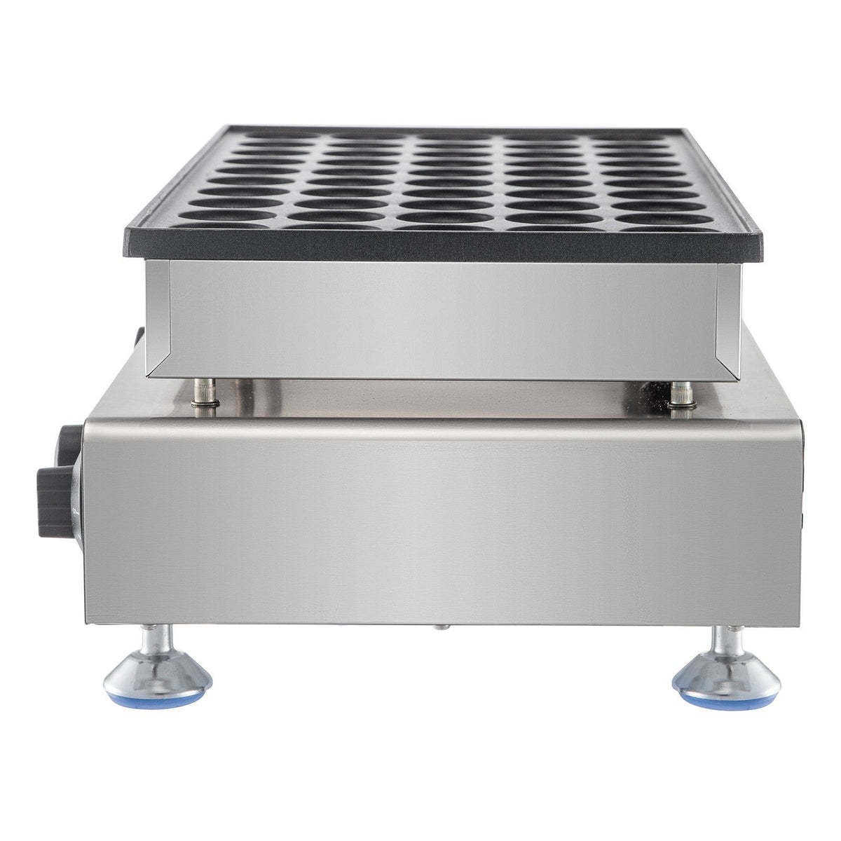 50PCS Mini Dutch Pancake Maker, Non-stick Stainless Steel Dorayaki Baker, 1800W Commercial Electric V952-SBJNP-543-50X0001002V3