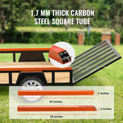 2-Sided Trailer Tailgate Lift Assist, 163 kg Load Capacity, Compatible with Open Utility Trailer Tailgate and V952-SBKCWMSJXTJSHQYWHV0