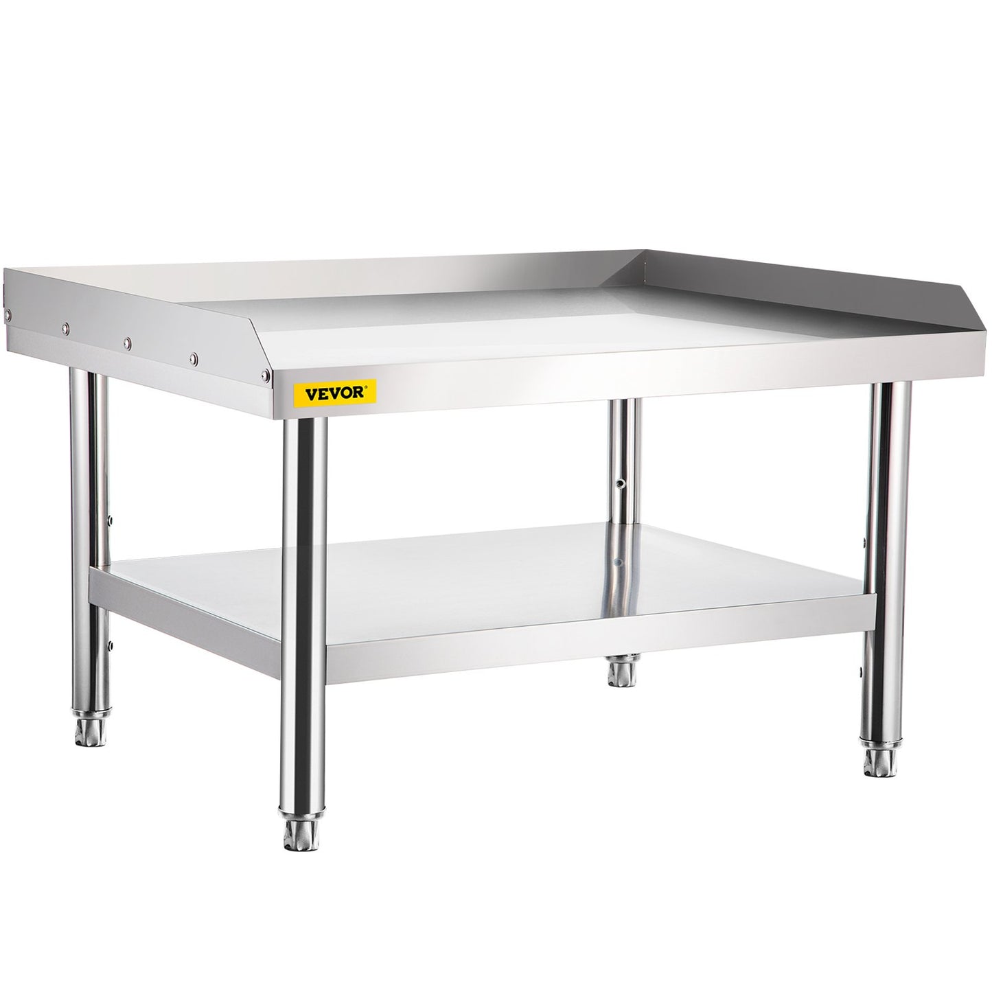 Stainless Steel Equipment Grill Stand, 152x76x61 cm Stainless Table, Grill Stand Table with Adjustable V952-SBSKTBD6030INLDMMV0