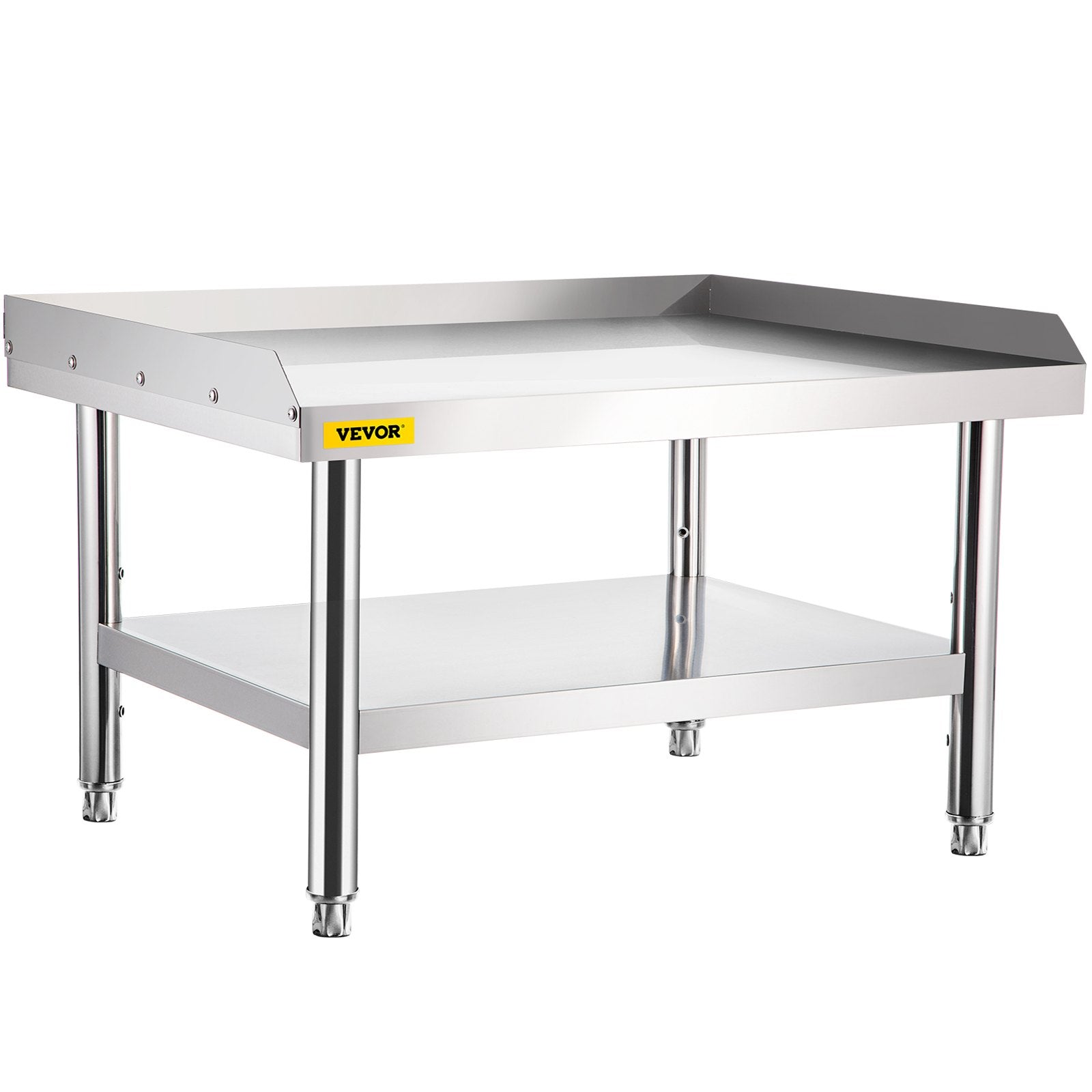 Stainless Steel Equipment Grill Stand, 152x76x61 cm Stainless Table, Grill Stand Table with Adjustable V952-SBSKTBD6030INLDMMV0