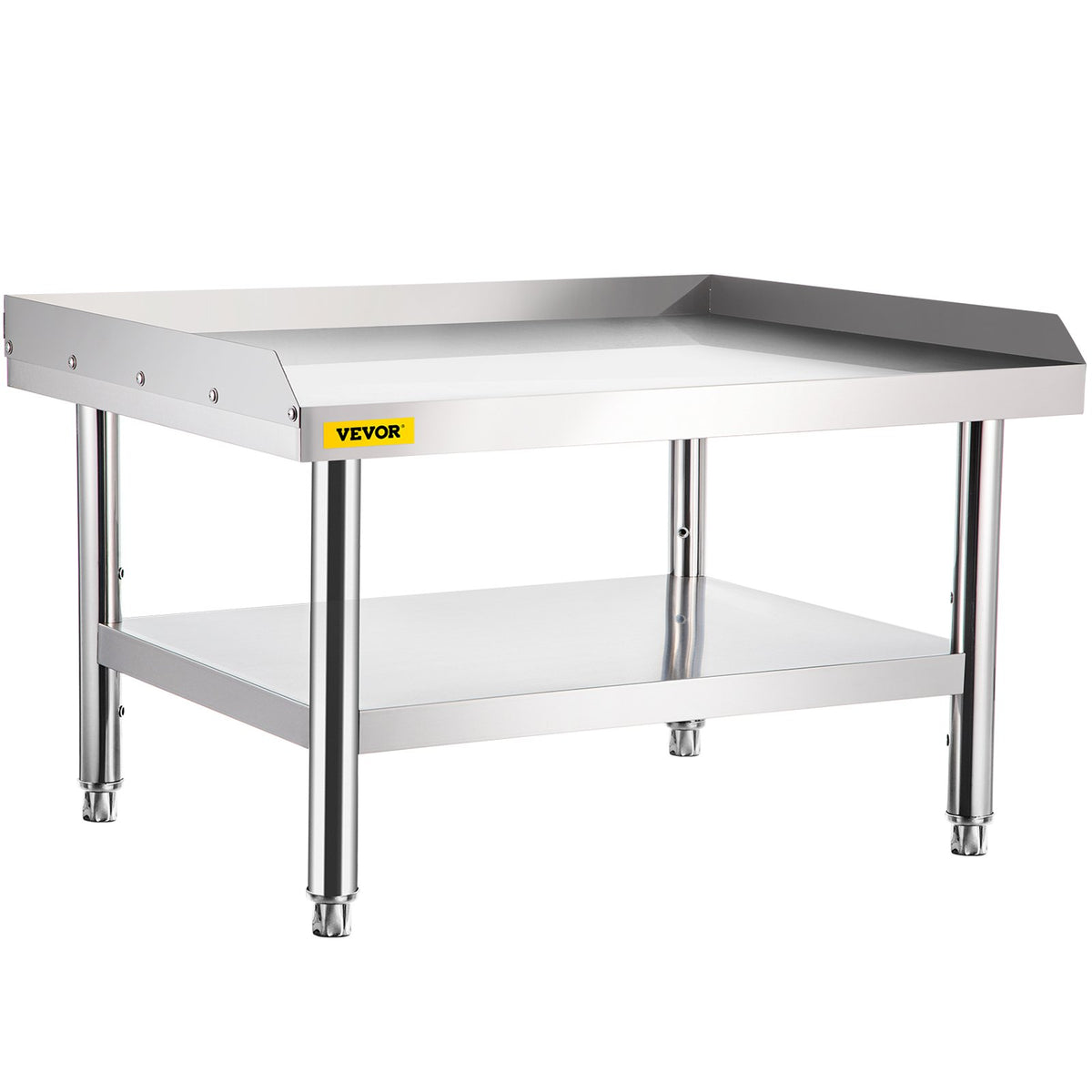 Stainless Steel Equipment Grill Stand, 152x76x61 cm Stainless Table, Grill Stand Table with Adjustable V952-SBSKTBD6030INLDMMV0