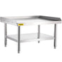 Stainless Steel Equipment Grill Stand, 152x76x61 cm Stainless Table, Grill Stand Table with Adjustable V952-SBSKTBD6030INLDMMV0
