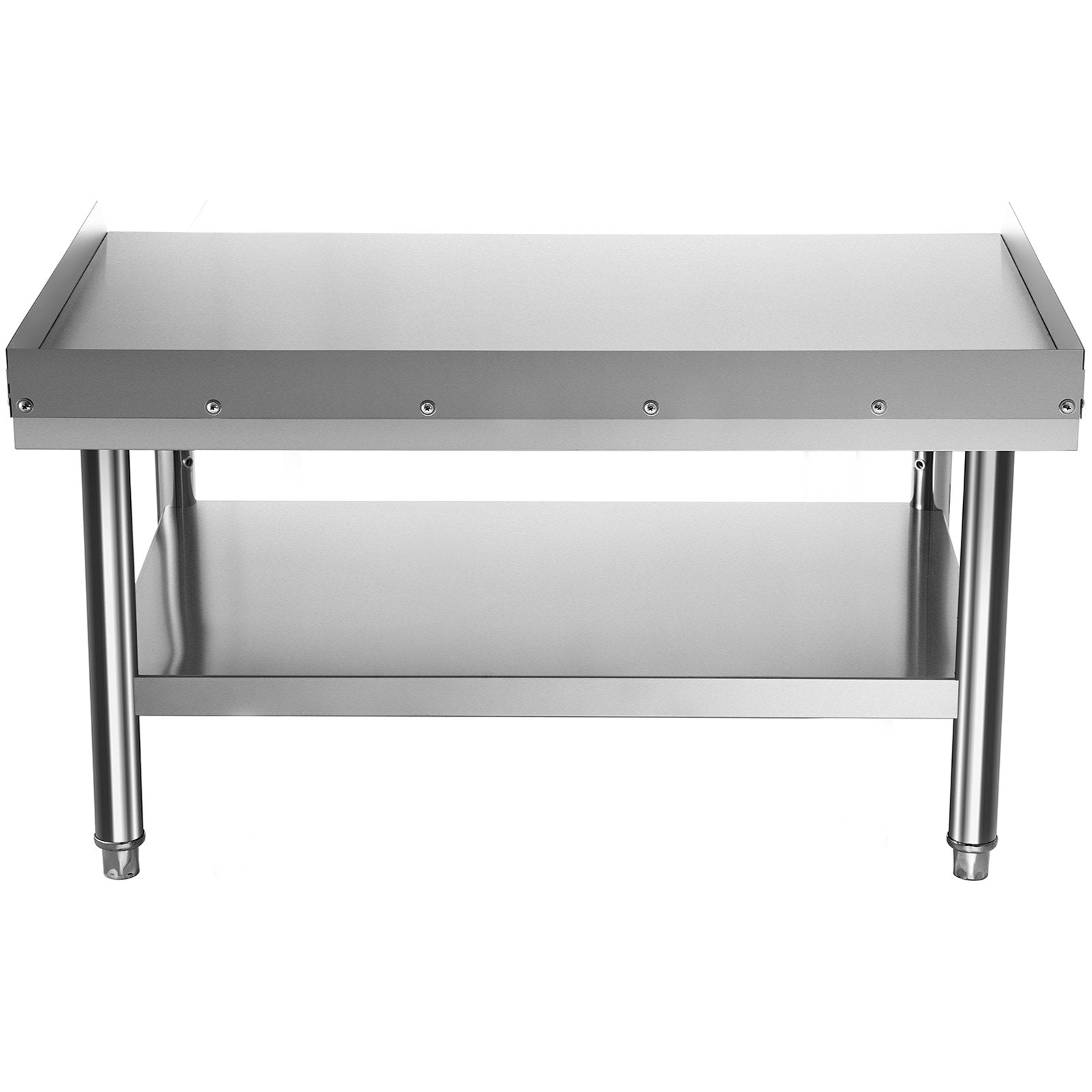 Stainless Steel Equipment Grill Stand, 152x76x61 cm Stainless Table, Grill Stand Table with Adjustable V952-SBSKTBD6030INLDMMV0