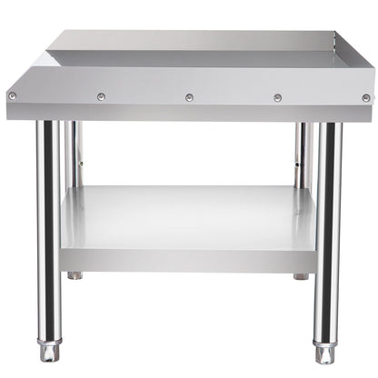 Stainless Steel Equipment Grill Stand, 152x76x61 cm Stainless Table, Grill Stand Table with Adjustable V952-SBSKTBD6030INLDMMV0