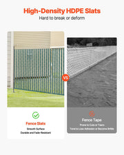 Bottom Locking Privacy Slats, Double-Wall Vertical Bottom-Locking Slats for Chain-Link Fence, High-Density V952-SBYSBTSBPE4F2D64PV0