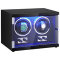 Watch Winder, Dual Watch Winder for Men's and Women's Automatic Watch, with 2 Super Quiet Japanese Mabuchi V952-SBZDSLH2Z0001PWIXV3