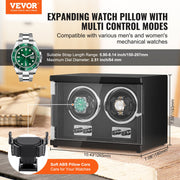 Watch Winder, Dual Watch Winder for Men's and Women's Automatic Watch, with 2 Super Quiet Japanese Mabuchi V952-SBZDSLH2Z0001PWIXV3