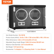 Watch Winder, Dual Watch Winder for Men's and Women's Automatic Watch, with 2 Super Quiet Japanese Mabuchi V952-SBZDSLH2Z0001PWIXV3