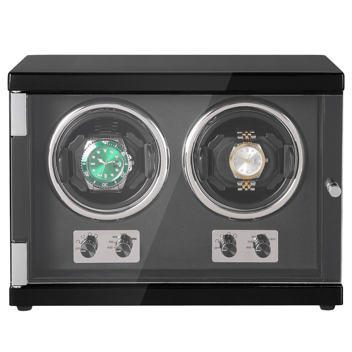 Watch Winder, Dual Watch Winder for Men's and Women's Automatic Watch, with 2 Super Quiet Japanese Mabuchi V952-SBZDSLH2Z0001PWIXV3