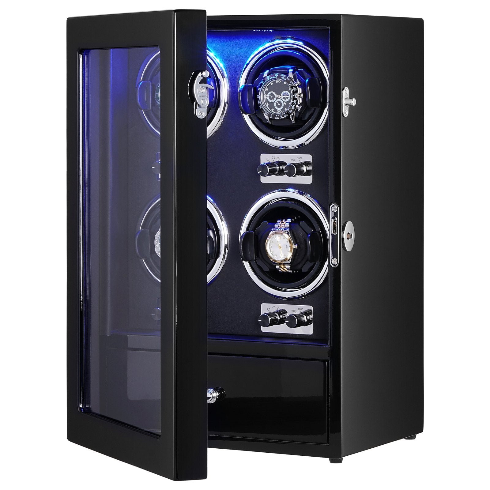 Watch Winder, Watch Winder for 4 Men's and Women's Automatic Watches, with 4 Super Quiet Japanese Mabuchi V952-SBZDSLH4Z000JJWPBV3
