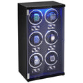 Watch Winder, Watch Winder for 6 Men's and Women's Automatic Watches, with 6 Super Quiet Japanese Mabuchi V952-SBZDSLH6Z0009EZVIV3