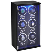 Watch Winder, Watch Winder for 6 Men's and Women's Automatic Watches, with 6 Super Quiet Japanese Mabuchi V952-SBZDSLH6Z0009EZVIV3