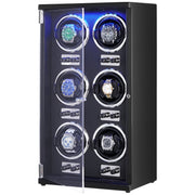 Watch Winder, Watch Winder for 6 Men's and Women's Automatic Watches, with 6 Super Quiet Japanese Mabuchi V952-SBZDSLH6Z0009EZVIV3