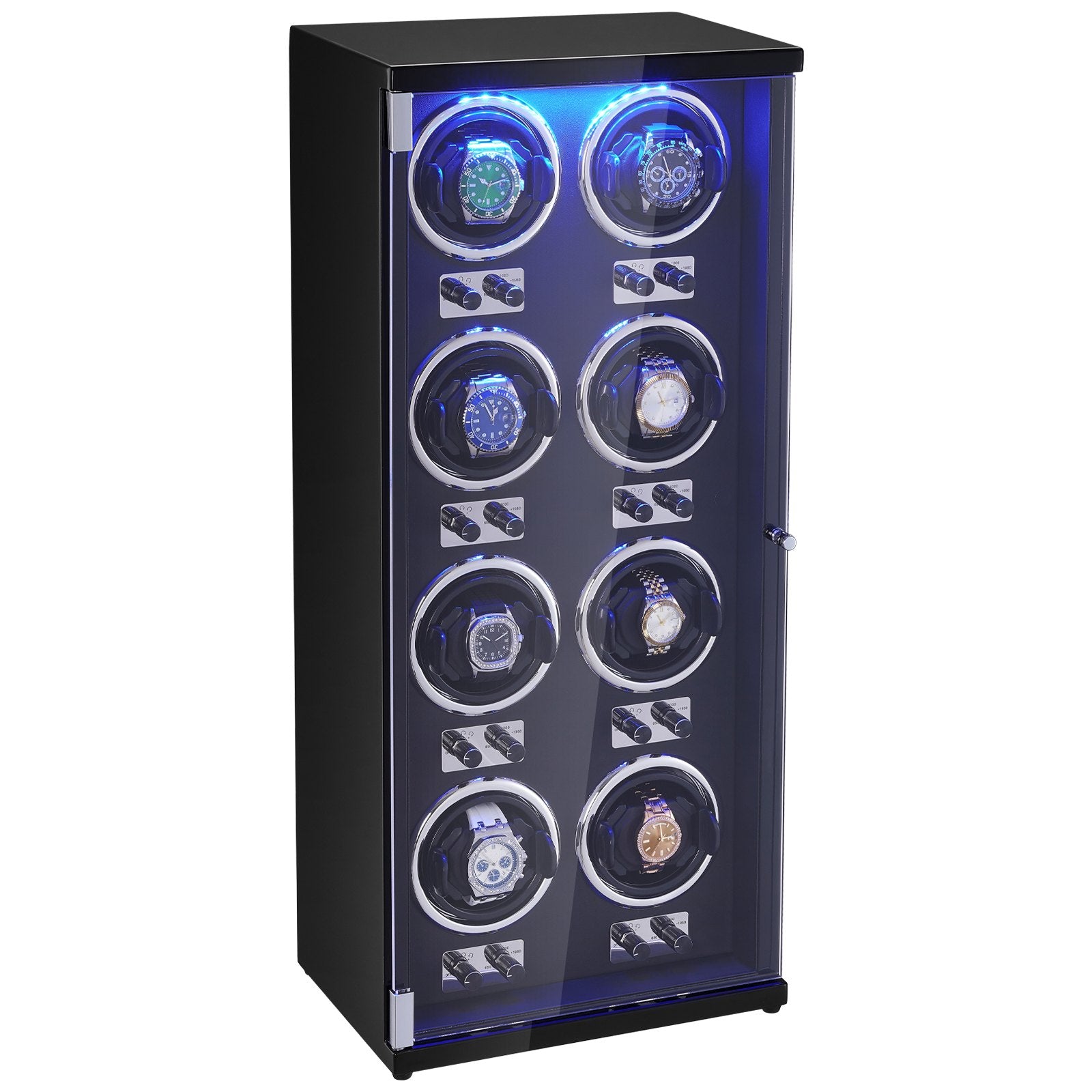 Watch Winder, Watch Winder for 8 Men's and Women's Automatic Watches, with 8 Super Quiet Japanese Mabuchi V952-SBZDSLH8Z0008YD62V3