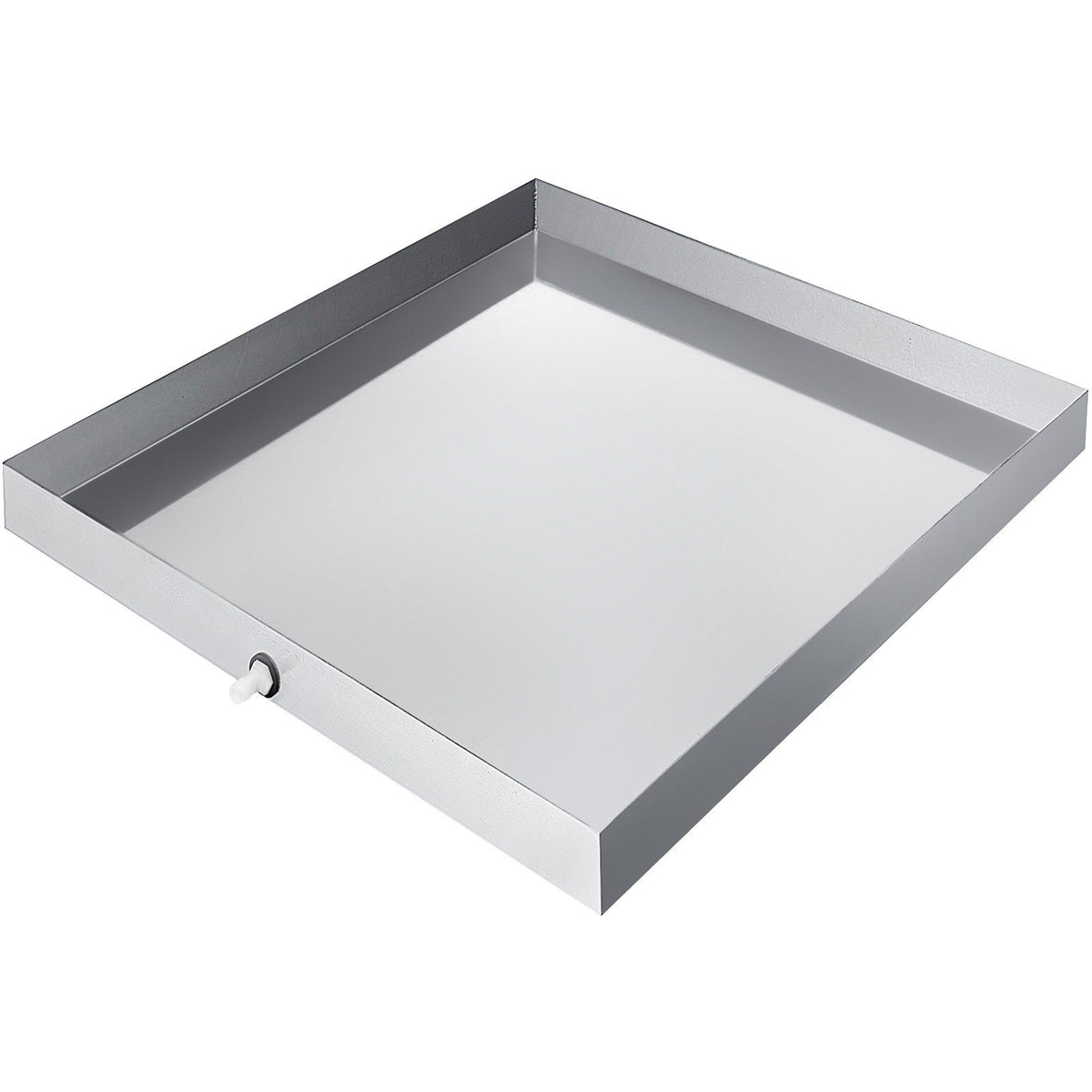 32 x 30 x 2.5 Inch Washing Machine Pan 18 GA Thickness 304 Stainless Steel Heavy Duty Compact Washer Drip V952-SC32X30X2YC000001V0