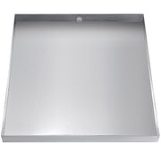 32 x 30 x 2.5 Inch Washing Machine Pan 18 GA Thickness 304 Stainless Steel Heavy Duty Compact Washer Drip V952-SC32X30X2YC000001V0