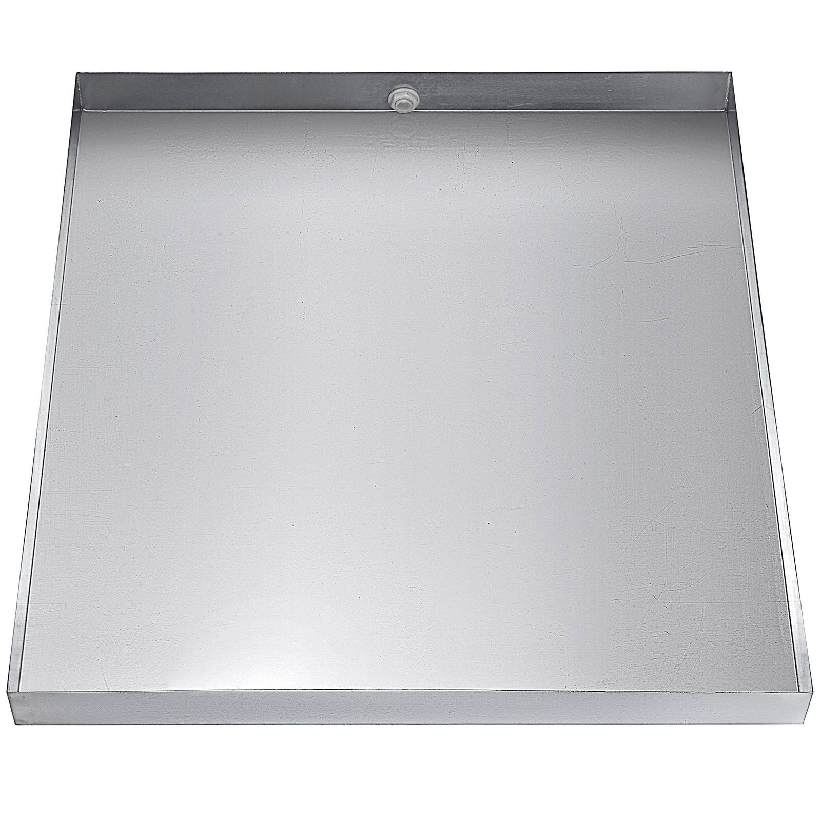 32 x 30 x 2.5 Inch Washing Machine Pan 18 GA Thickness 304 Stainless Steel Heavy Duty Compact Washer Drip V952-SC32X30X2YC000001V0